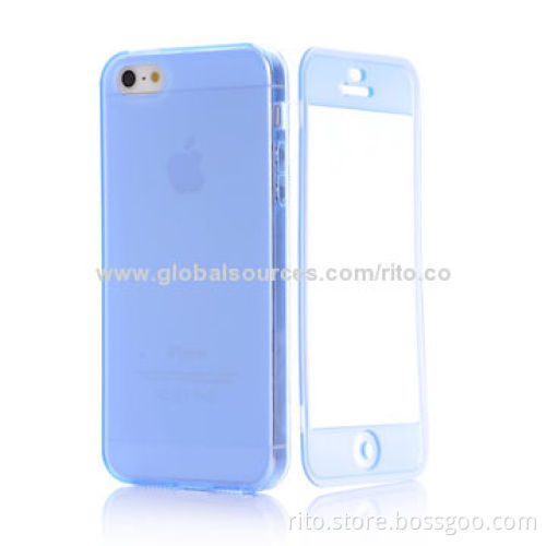 New TPU Cover Case with Screen Cover for iPhone 5/5s